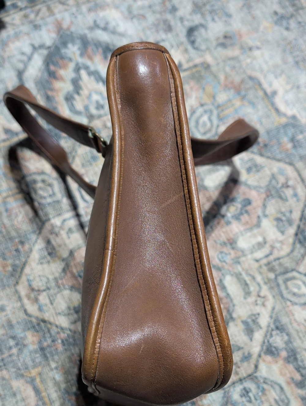 Early Vintage Coach Market tote - Picture 4 of 7
